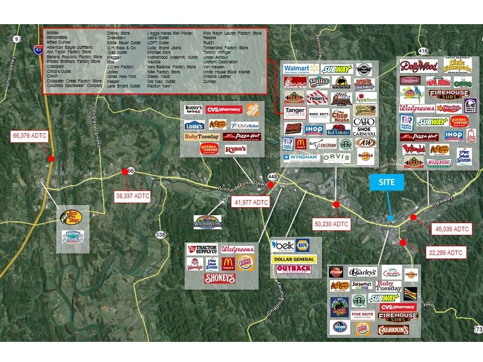Site 3 : 2509 Teaster Ln, Pigeon Forge, TN 37863